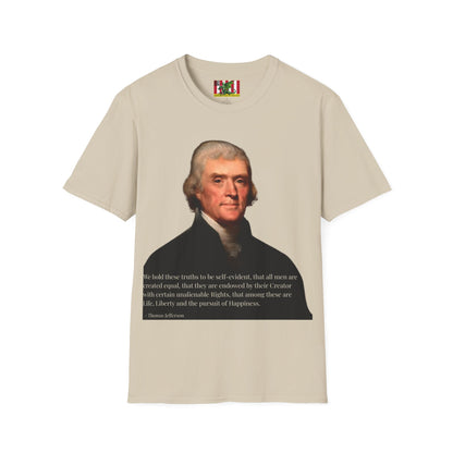 We hold these truths to be self-evident Light colors Unisex T-Shirt by theGreenDragonTavern.shop