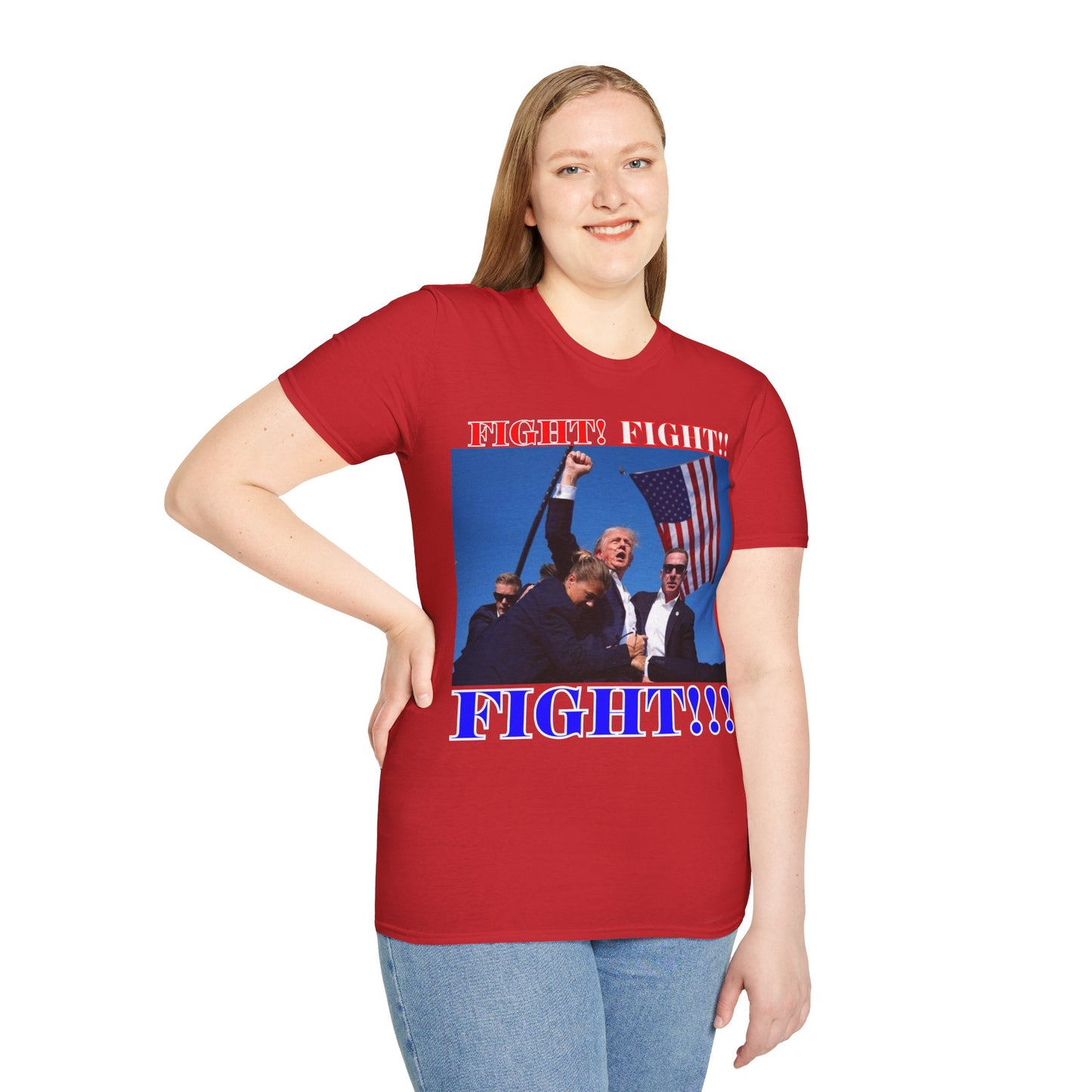 FIGHT! FIGHT!! FIGHT!!! Light colors Unisex T-Shirt by theGreenDragonTavern.shop
