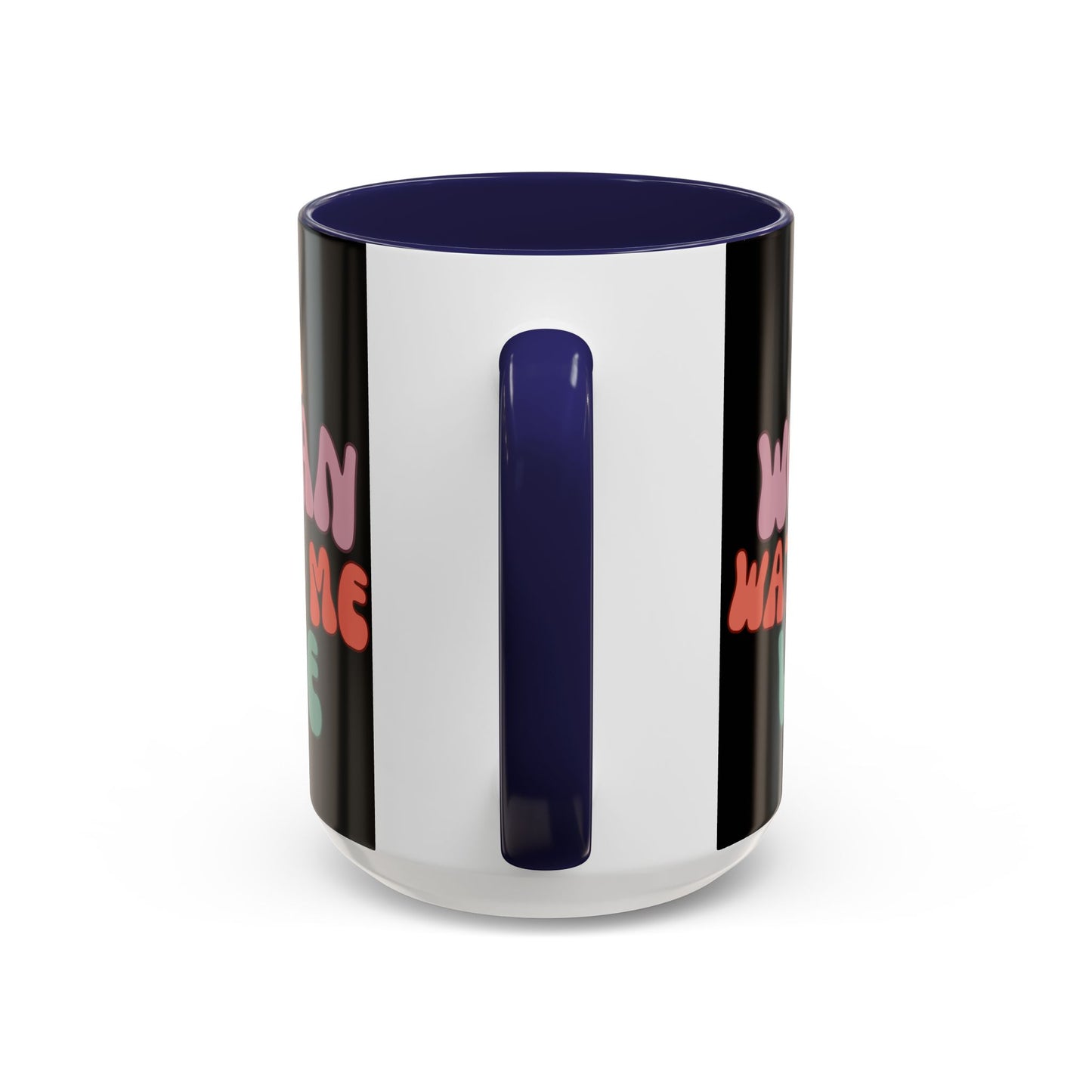 I Am Woman Watch Me Vote Black Accent Mug by theGreenDragonTavern.shop
