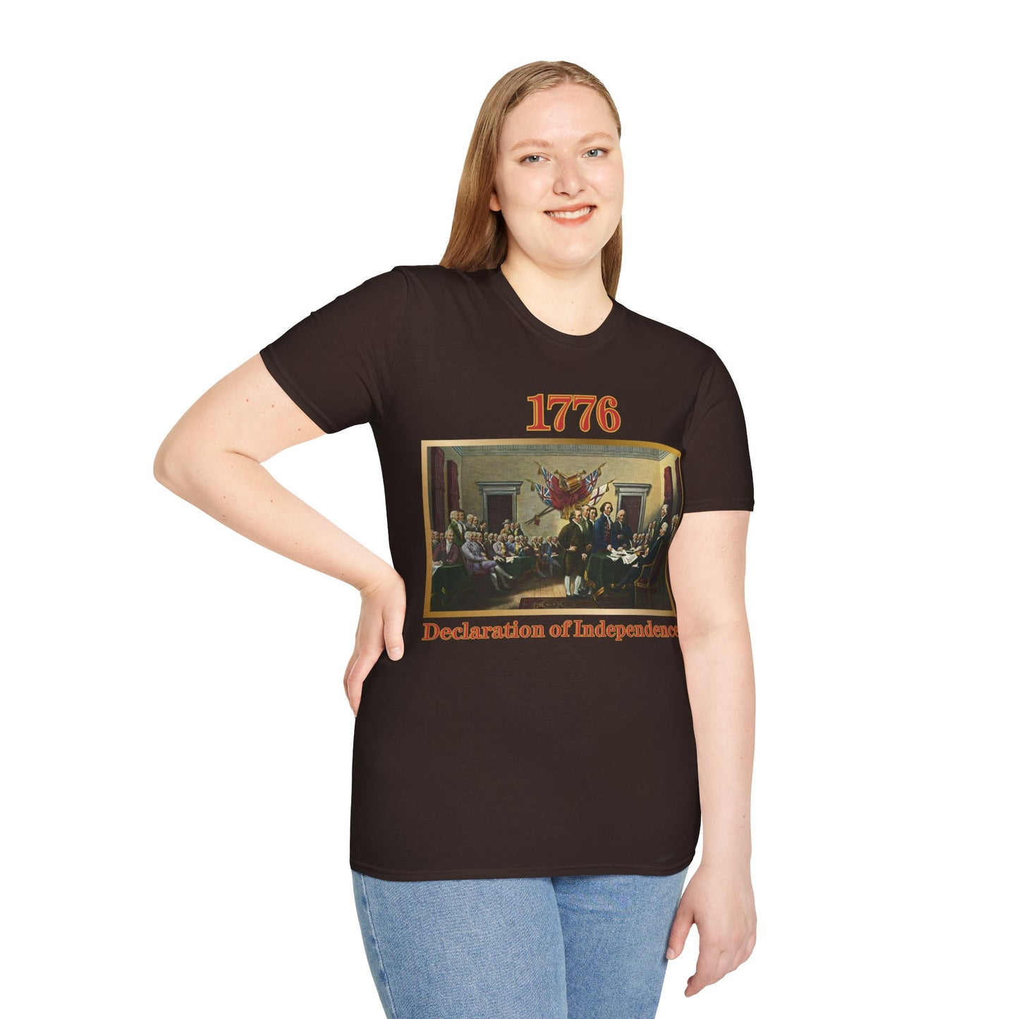 Declaration of Independence Dark colors Unisex T-Shirt by theGreenDragonTavern.shop