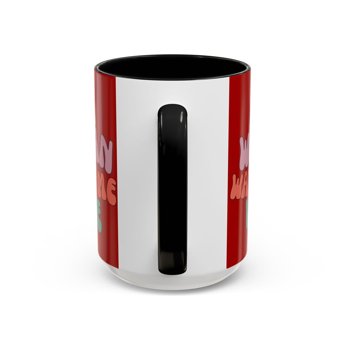 I Am Woman Watch Me Vote Red Accent Mug by theGreenDragonTavern.shop