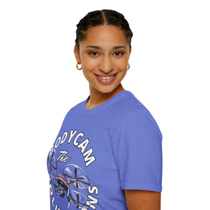 Bodycam the Politicians Drone Light colors Unisex T-Shirt by theGreenDragonTavern.shop