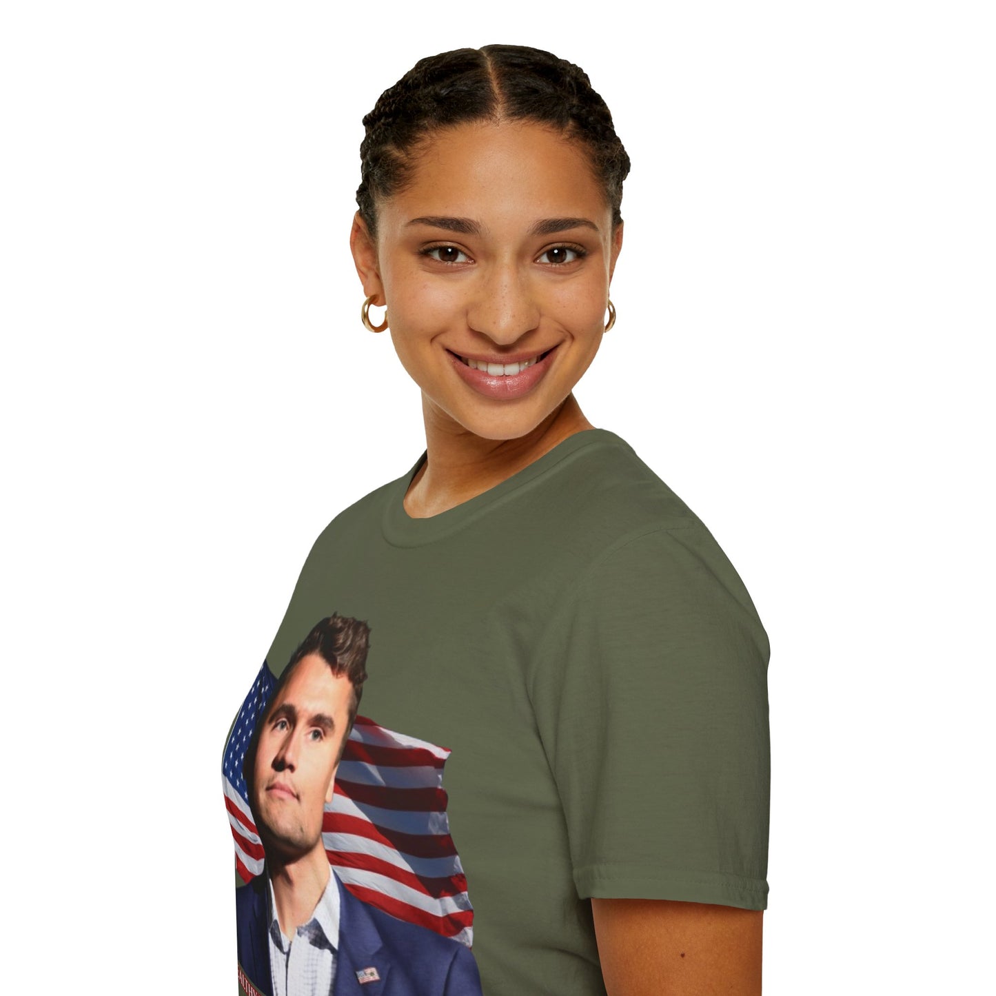 Charlie Kirk, Healthy Debate Dark colors Unisex T-Shirt by theGreenDragonTavern.shop