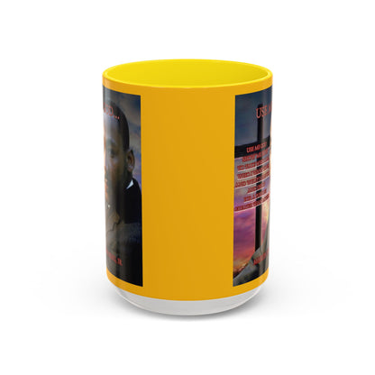 Use Me God, MLK Jr Yellow Accent Mug by theGreenDragonTavern.shop