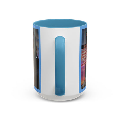 Use Me God, MLK Jr Blue Accent Mug by theGreenDragonTavern.shop