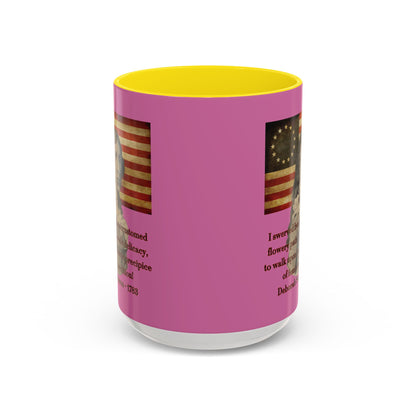 Deborah Sampson, America's Mulan Pink Accent Mug by theGreenDragonTavern.shop