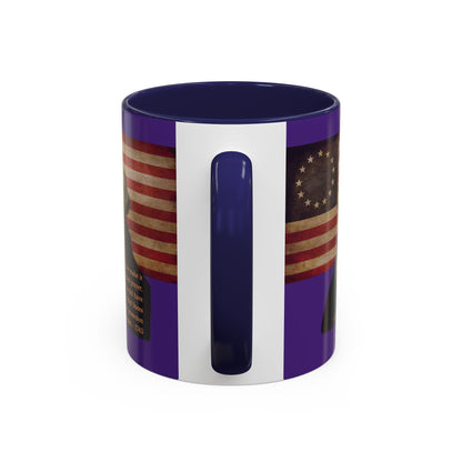 Washington's Earnest Prayer Purple Accent Mug by theGreenDragonTavern.shop