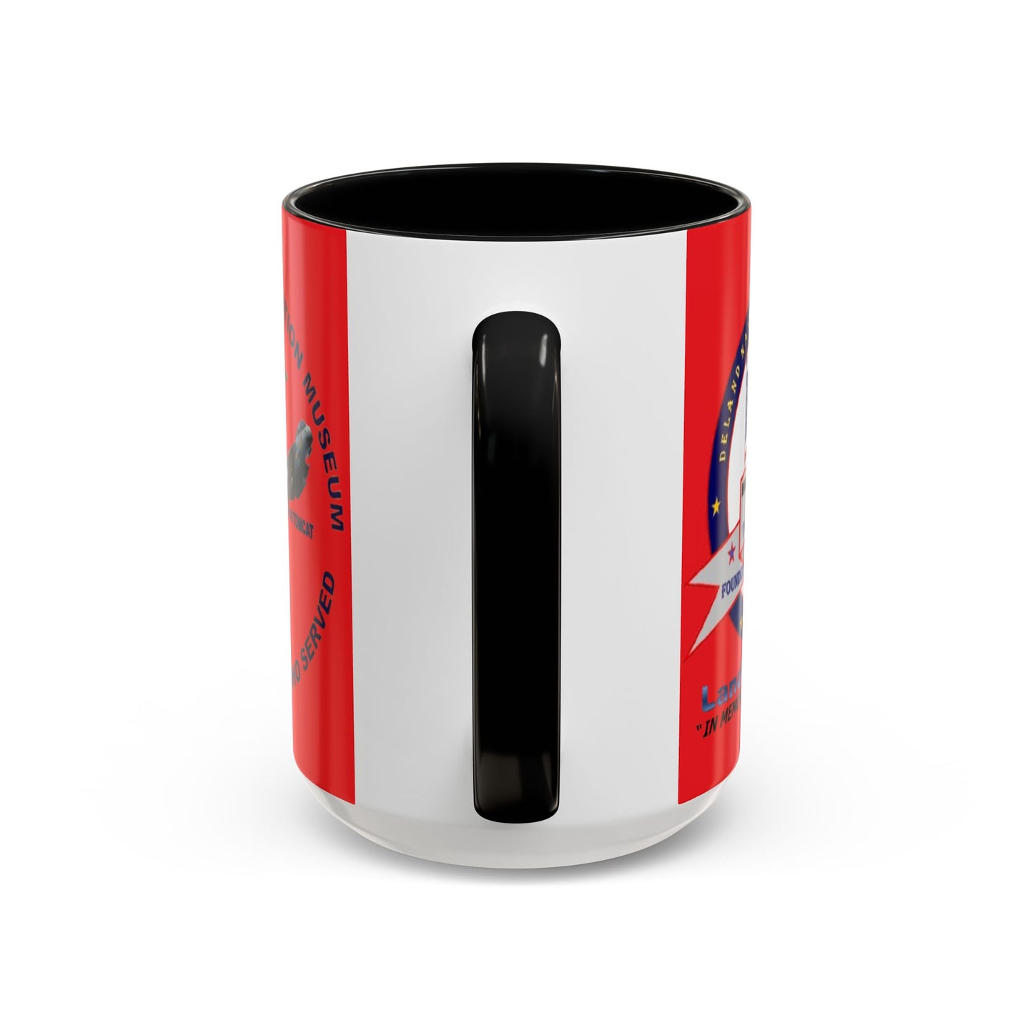 DNASM 2-sided, Founding & Student Art Red Accent Mug by theGreenDragonTavern.shop