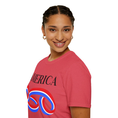 America 250 Black font, Light colors, Unisex T-Shirt by theGreenDragonTavern.shop