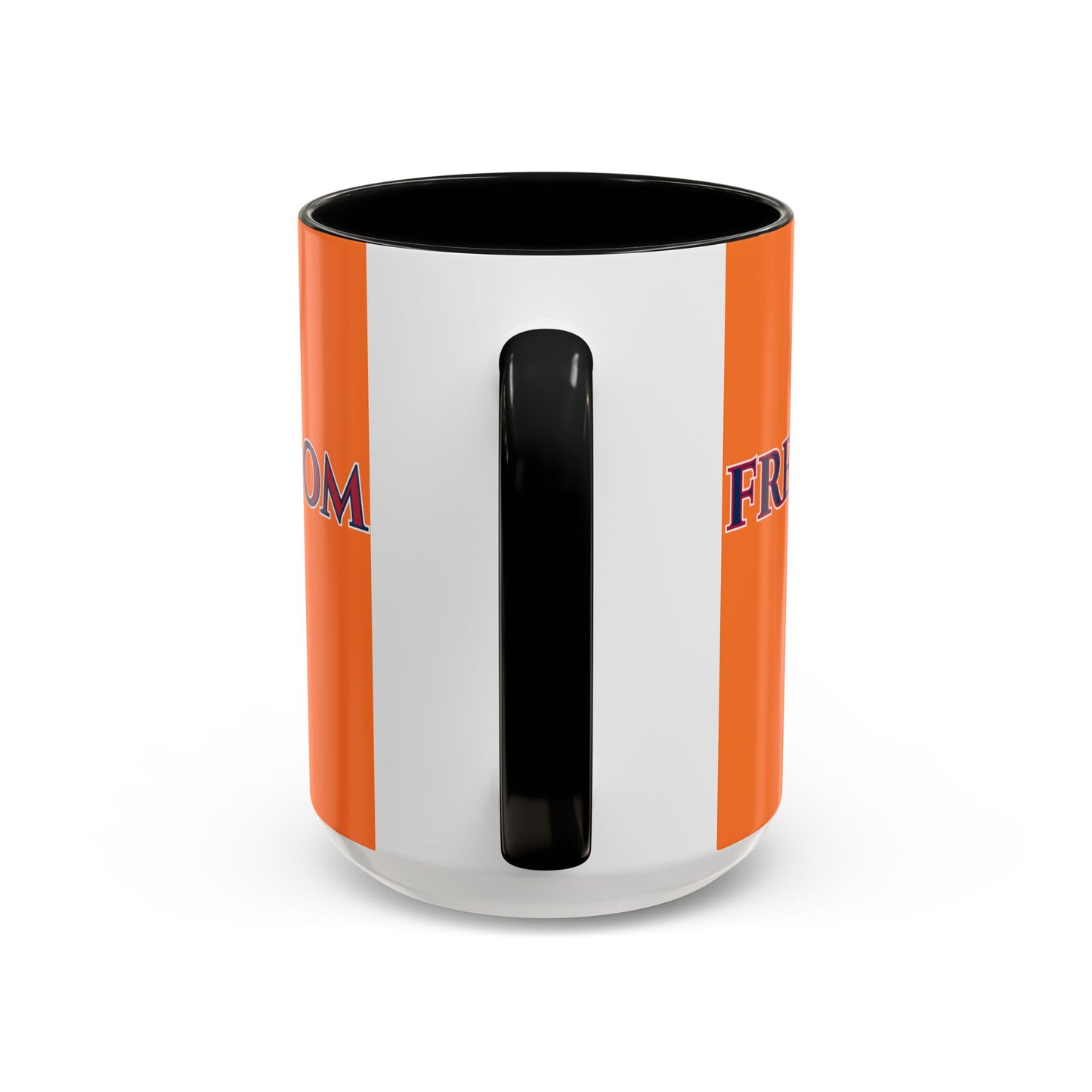Freedom, Orange Accent Mug by theGreenDragonTavern.shop