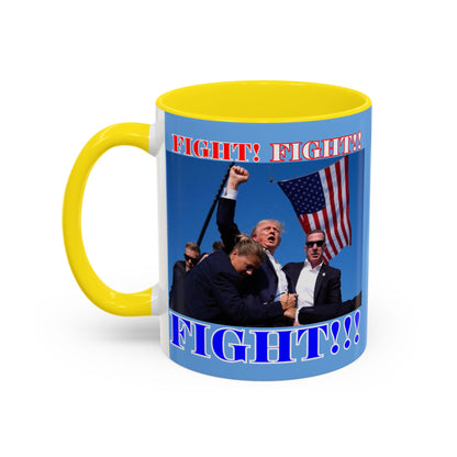 FIGHT! FIGHT!! FIGHT!!! Accent Mug by theGreenDragonTavern.shop