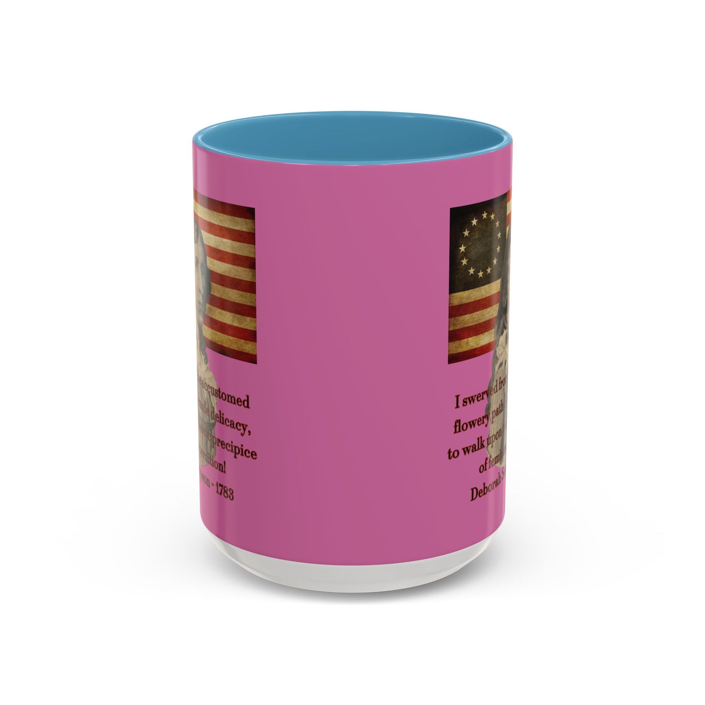 Deborah Sampson, America's Mulan Pink Accent Mug by theGreenDragonTavern.shop