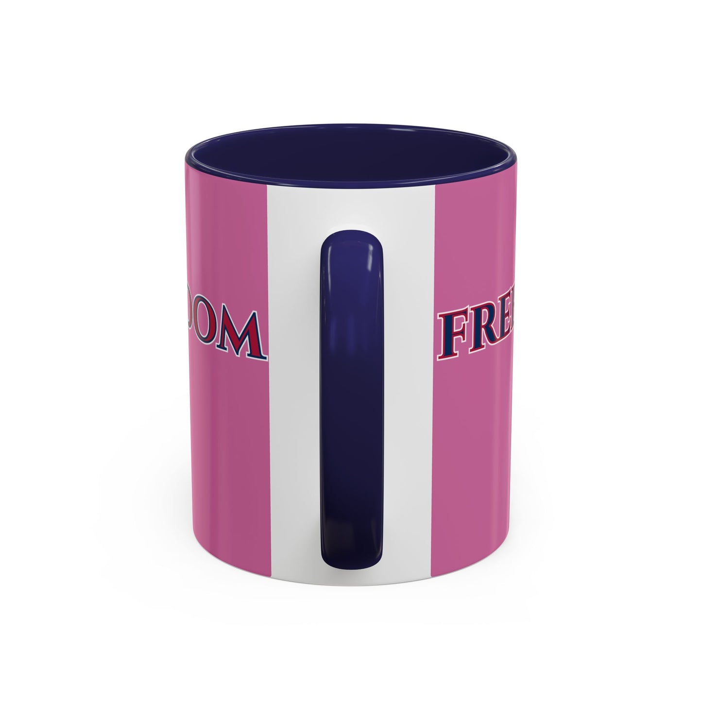 Freedom, Pink Accent Mug by theGreenDragonTavern.shop