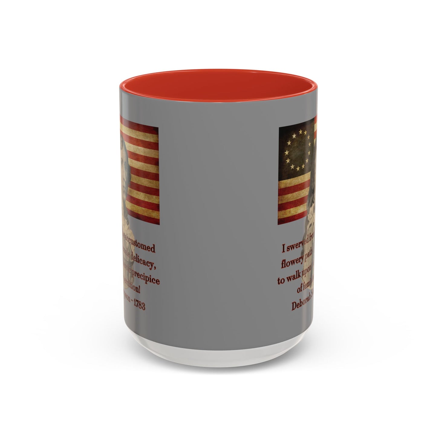 Deborah Sampson, America's Mulan Grey Accent Mug by theGreenDragonTavern.shop