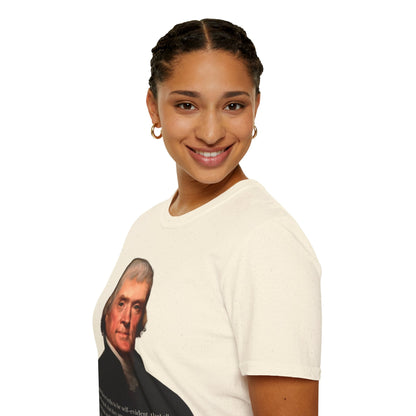 We hold these truths to be self-evident Light colors Unisex T-Shirt by theGreenDragonTavern.shop