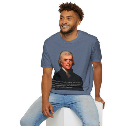 We hold these truths to be self-evident Dark colors Unisex T-Shirt by theGreenDragonTavern.shop