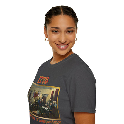 Declaration of Independence Dark colors Unisex T-Shirt by theGreenDragonTavern.shop