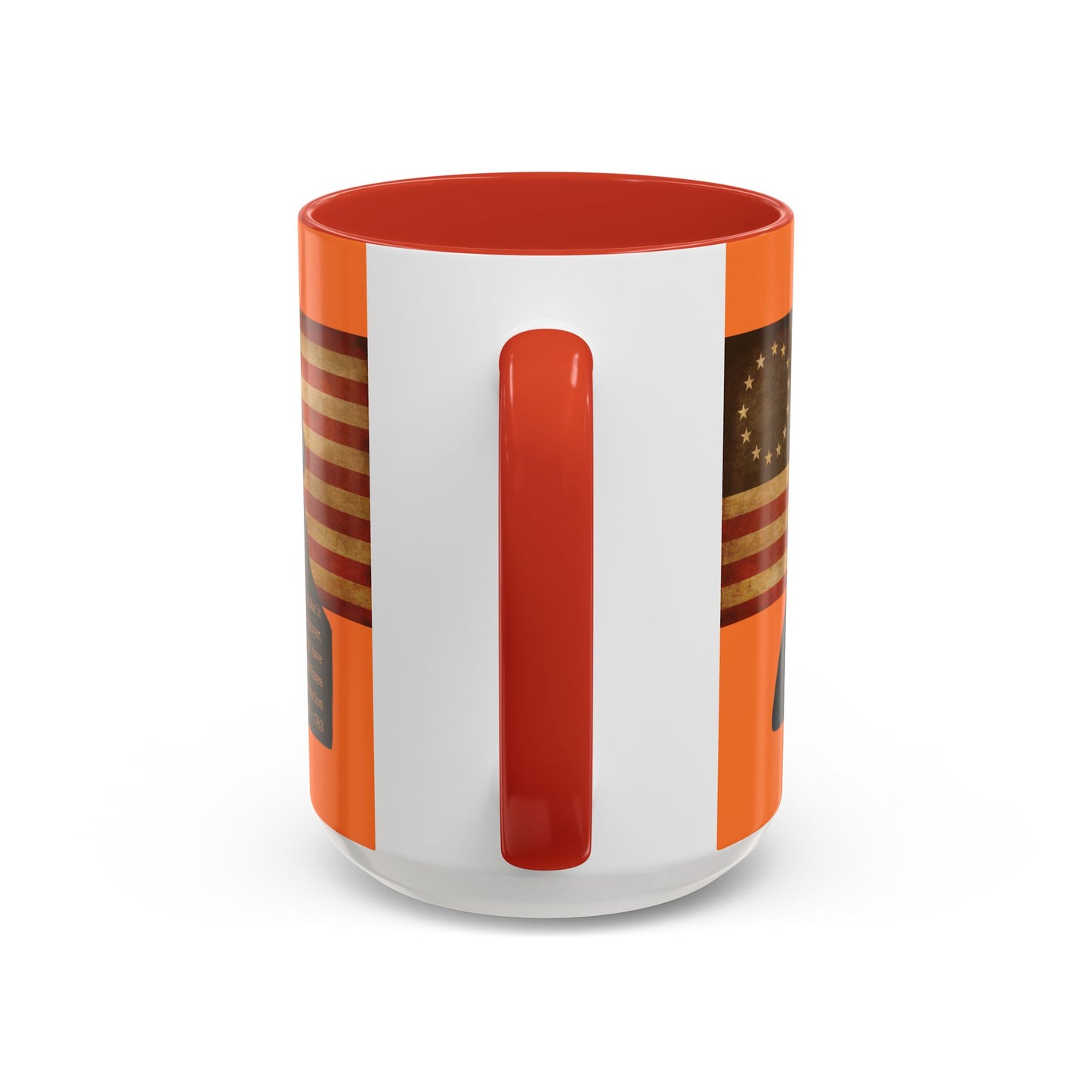 Washington's Earnest Prayer Orange Accent Mug by theGreenDragonTavern.shop