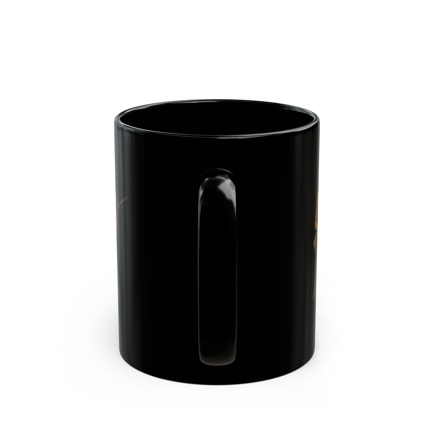 Hula Girl Packin' Heat Black Mug by theGreenDragonTavern.shop
