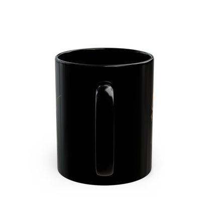 Hula Girl Packin' Heat Black Mug by theGreenDragonTavern.shop