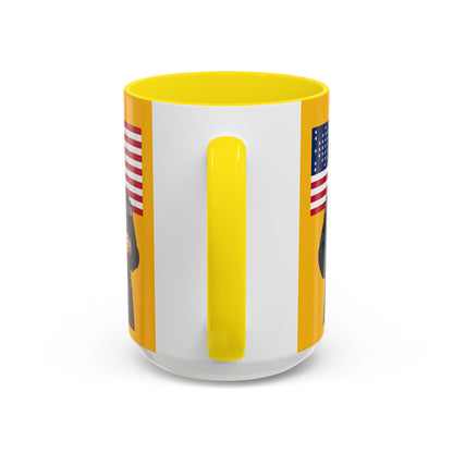 "Traitors and Patriots" Ulysses Grant Yellow Accent Mug by theGreenDragonTavern.shop
