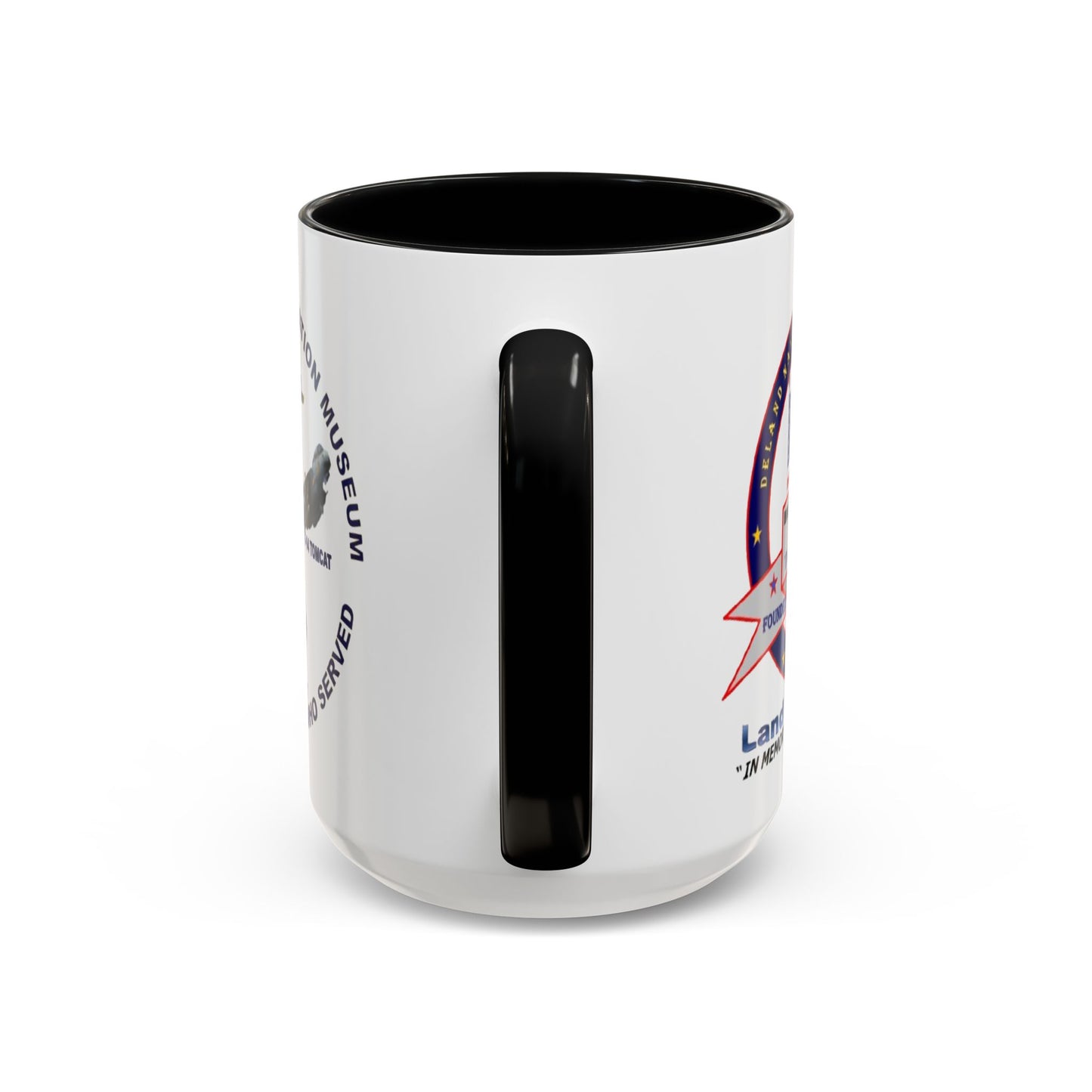 DNASM 2-sided, Founding & Student Art White Accent Mug by theGreenDragonTavern.shop