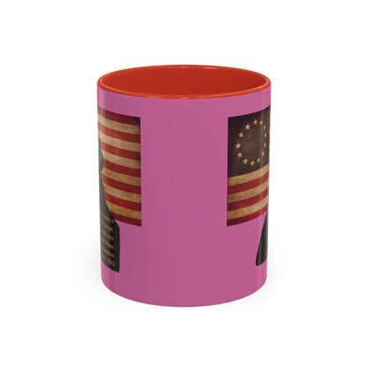 Washington's Earnest Prayer Pink Accent Mug by theGreenDragonTavern.shop