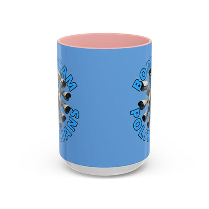 Bodycam the Politicians Cameras Blue Accent Mug by theGreenDragonTavern.shop