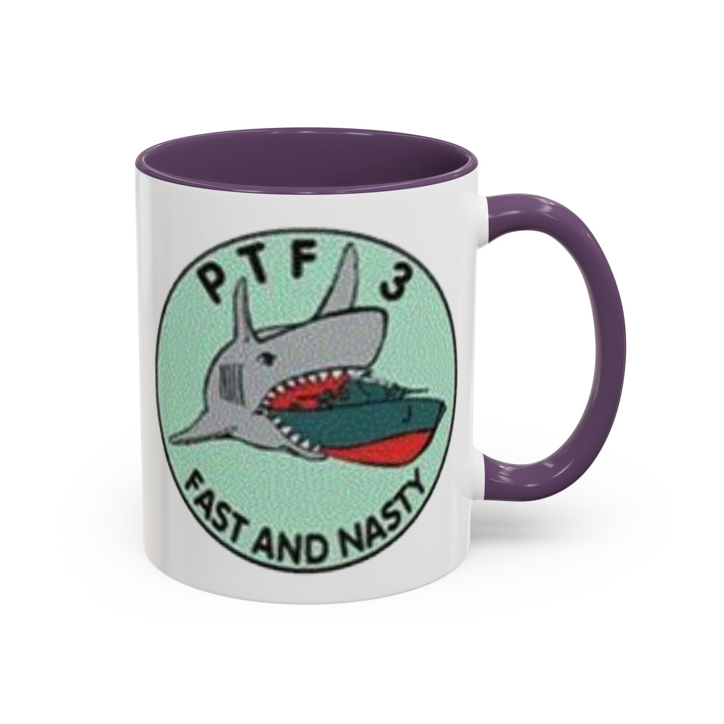 DNASM PTF-3 White Accent Mug by theGreenDragonTavern.shop
