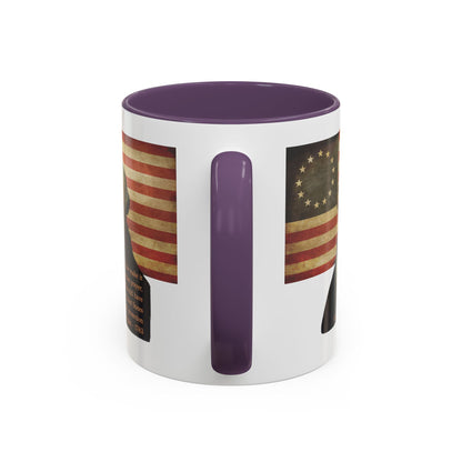 Washington's Earnest Prayer White Accent Mug by theGreenDragonTavern.shop