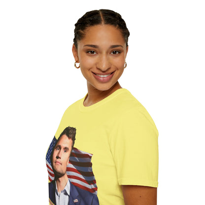 Charlie Kirk, Healthy Debate Light colors Unisex T-Shirt by theGreenDragonTavern.shop