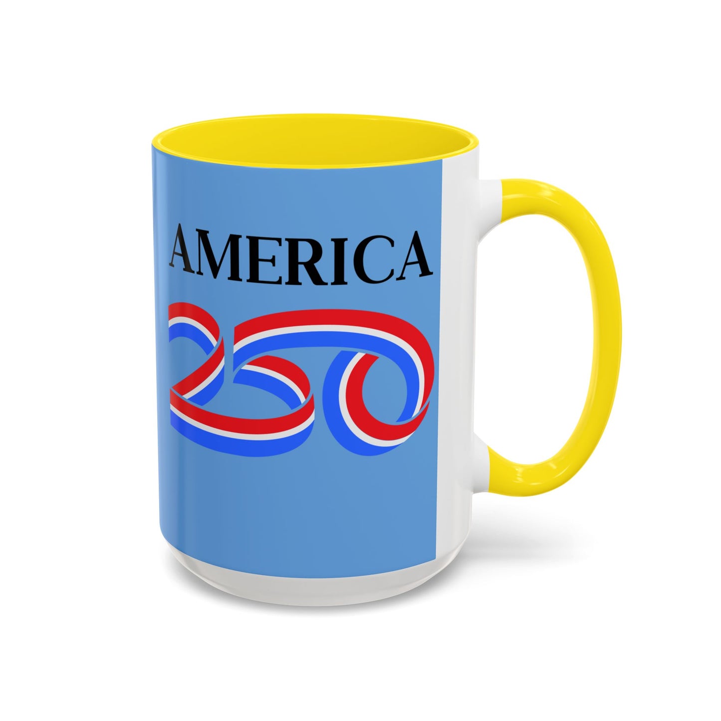 America 250 Light Blue Accent Mug by theGreenDragonTavern.shop