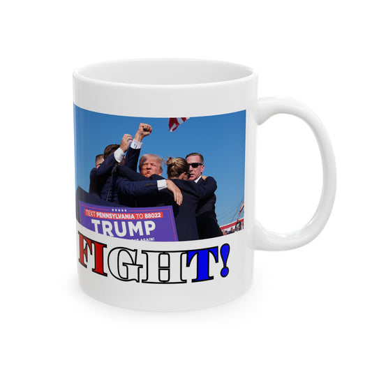 Fight! White Mug by theGreenDragonTavern.shop