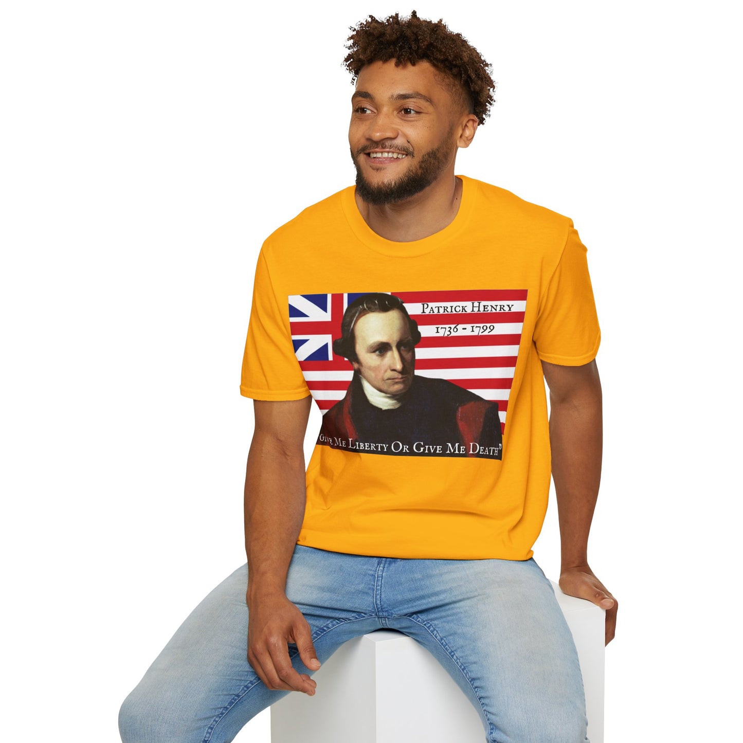 Patrick Henry Light colors Unisex T-Shirt by theGreenDragonTavern.shop
