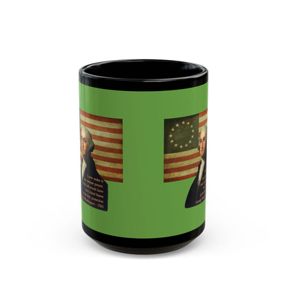 Washington's Earnest Prayer Green Mug by theGreenDragonTavern.shop