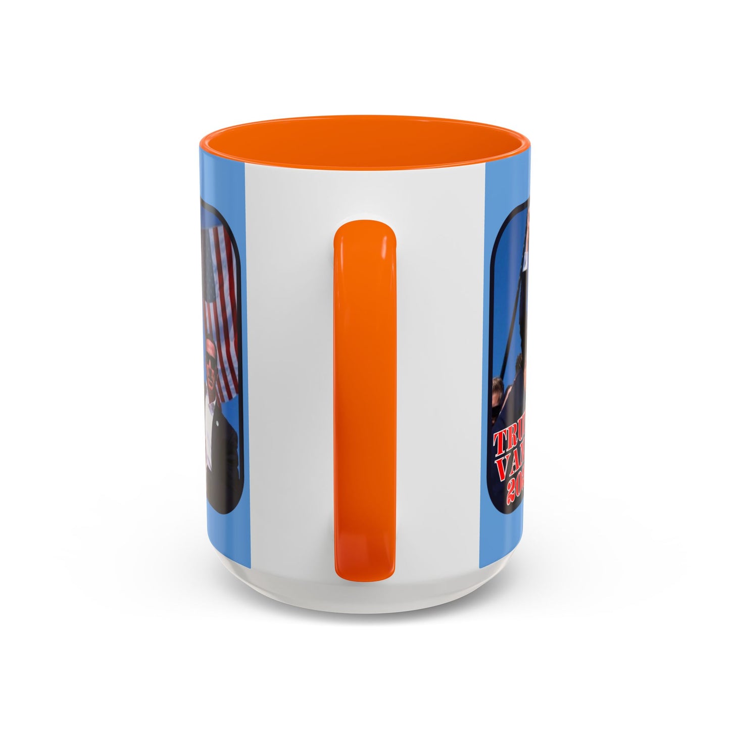 Trump and Vance 2024 Accent Mug by theGreenDragonTavern.shop