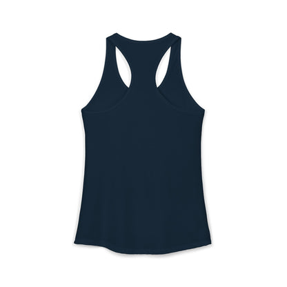 Hula Girl Packin' Heat Women's Racerback Tank Top by theGreenDragonTavern.shop