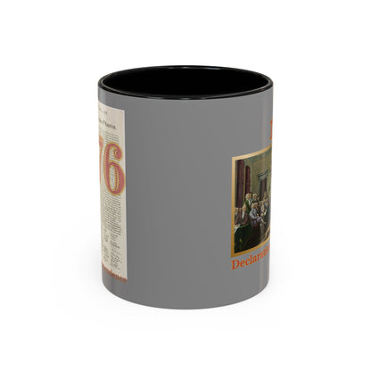 Declaration of Independence Grey Accent Mug by theGreenDragonTavern.shop