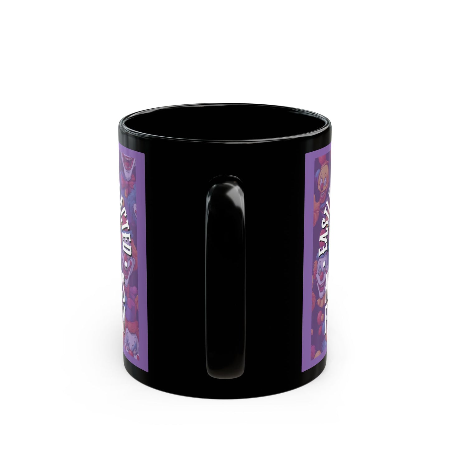 Easily Distracted by Heinous Fuckery Little Jinx Light Purple Mug by theGreenDragonTavern.shop
