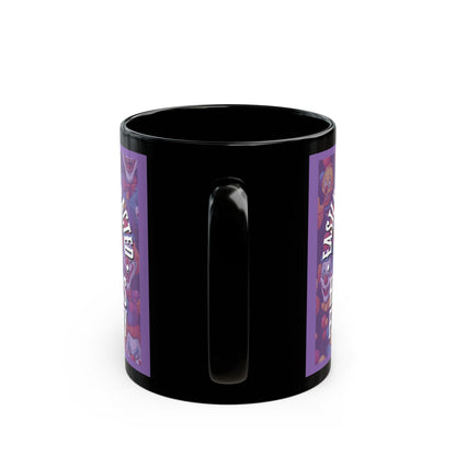 Easily Distracted by Heinous Fuckery Little Jinx Light Purple Mug by theGreenDragonTavern.shop