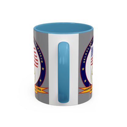 DeLand Naval Air Station Museum Grey Accent Mug by theGreenDragonTavern.shop