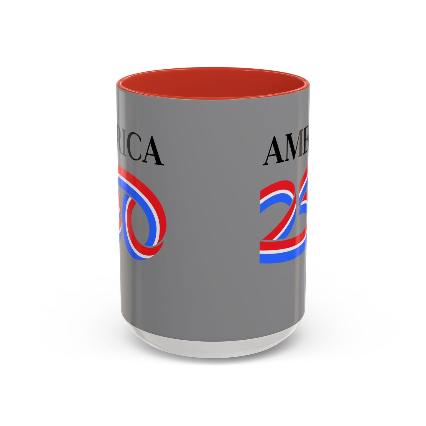 America 250 Grey Accent Mug by theGreenDragonTavern.shop