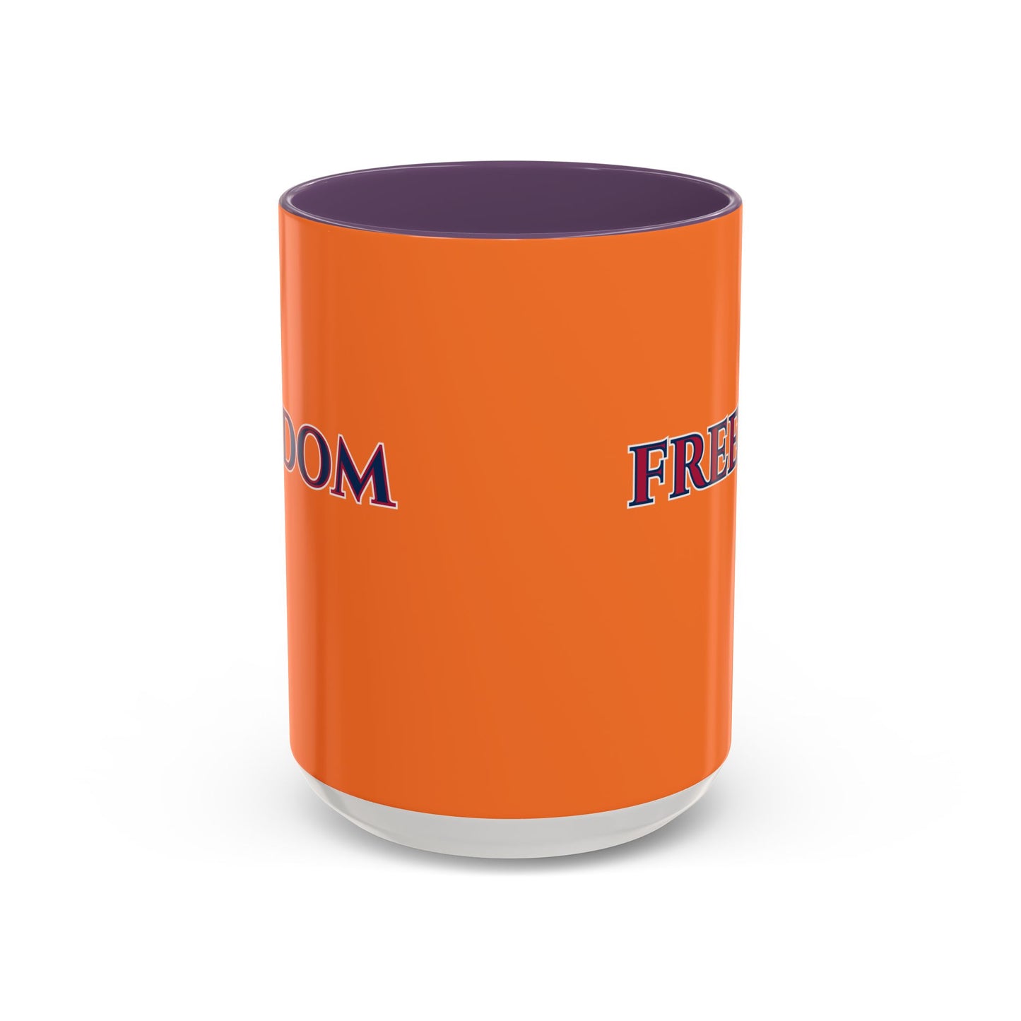 Freedom, Orange Accent Mug by theGreenDragonTavern.shop