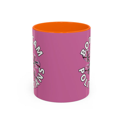 Bodycam the Politicians Drone Pink Accent Mug by theGreenDragonTavern.shop