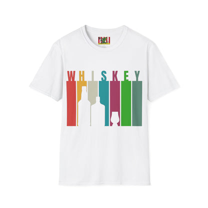 Whiskey spelled with an 'e' Light colors Unisex T-Shirt by theGreenDragonTavern.shop