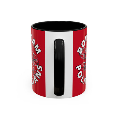 Bodycam the Politicians Drone Red Accent Mug by theGreenDragonTavern.shop