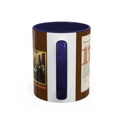 Declaration of Independence Brown Accent Mug by theGreenDragonTavern.shop