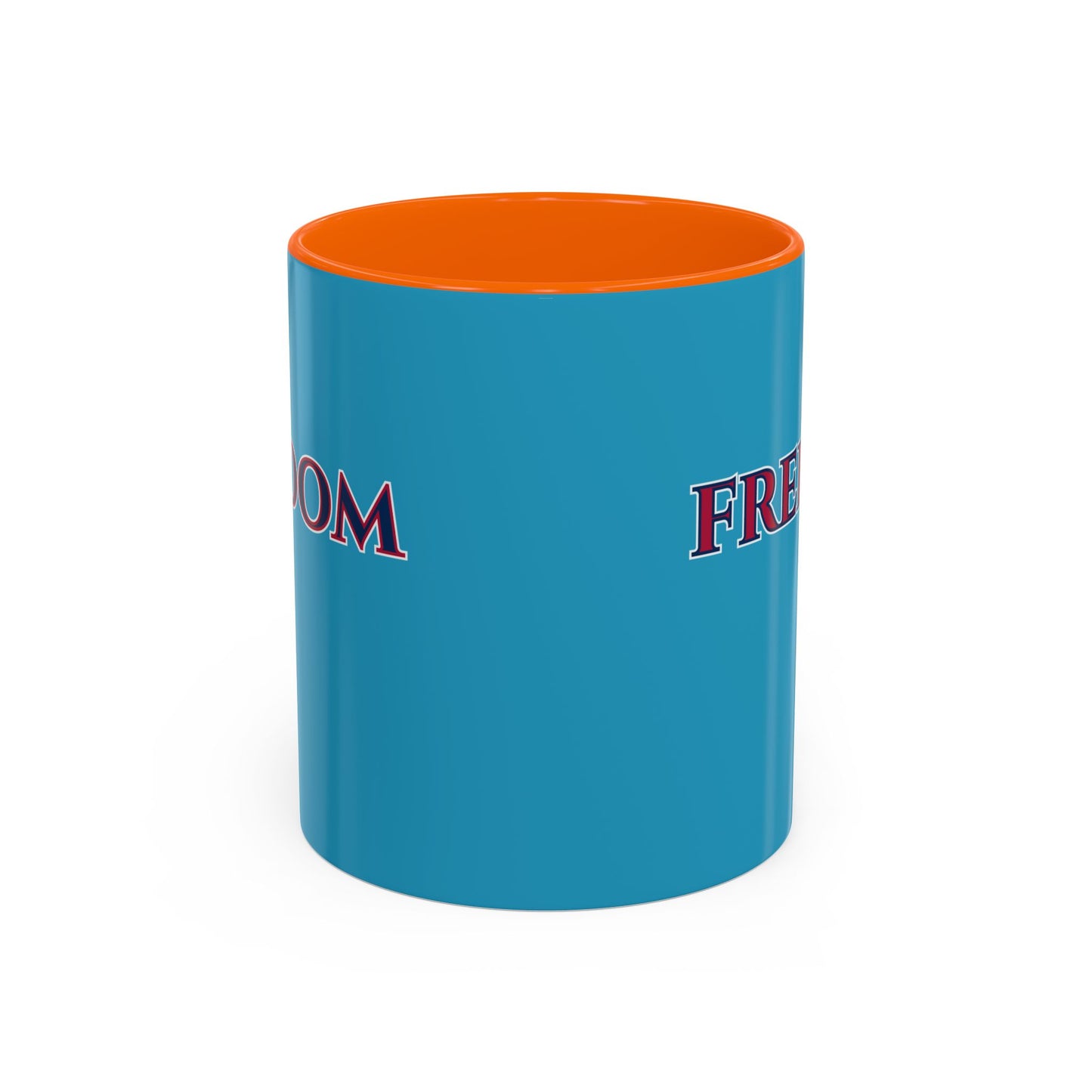 Freedom, Turquoise Accent Mug by theGreenDragonTavern.shop
