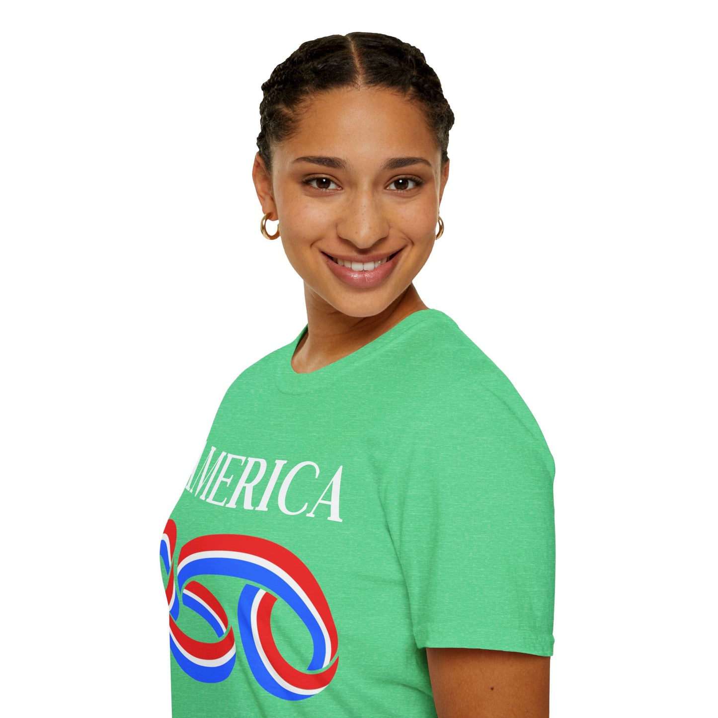 America 250 White font, Dark colors, Unisex T-Shirt by theGreenDragonTavern.shop