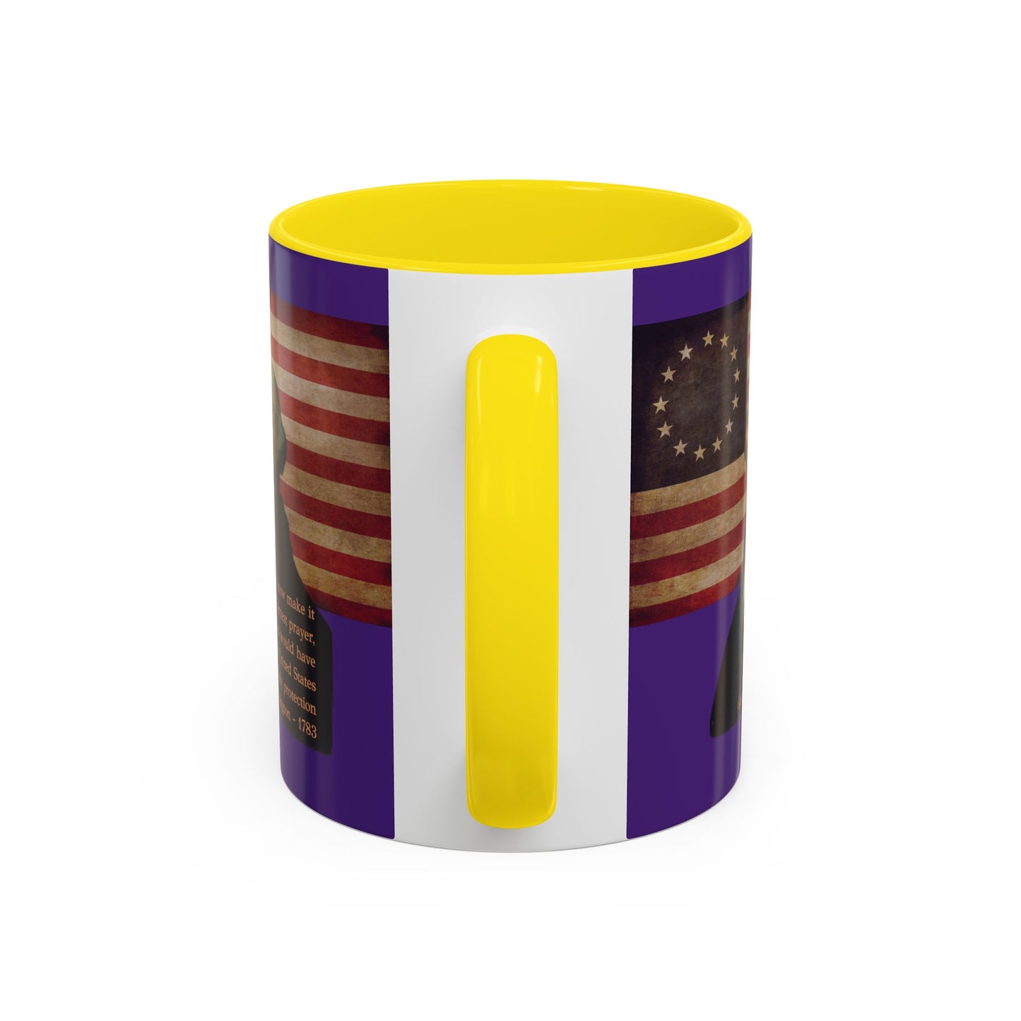Washington's Earnest Prayer Purple Accent Mug by theGreenDragonTavern.shop
